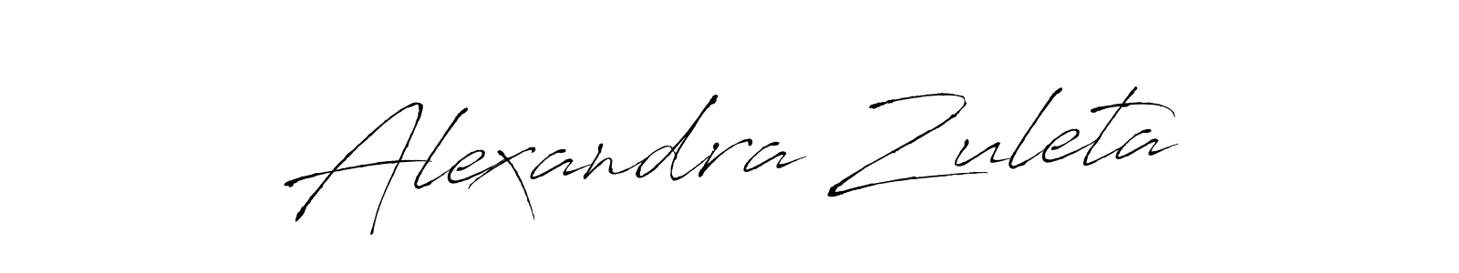 Make a beautiful signature design for name Alexandra Zuleta. With this signature (Antro_Vectra) style, you can create a handwritten signature for free. Alexandra Zuleta signature style 6 images and pictures png