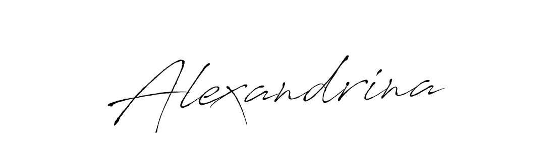 How to make Alexandrina name signature. Use Antro_Vectra style for creating short signs online. This is the latest handwritten sign. Alexandrina signature style 6 images and pictures png