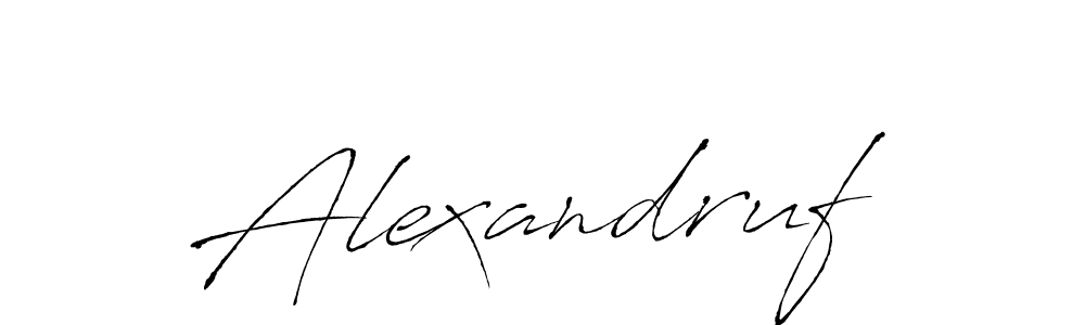 Use a signature maker to create a handwritten signature online. With this signature software, you can design (Antro_Vectra) your own signature for name Alexandruf. Alexandruf signature style 6 images and pictures png