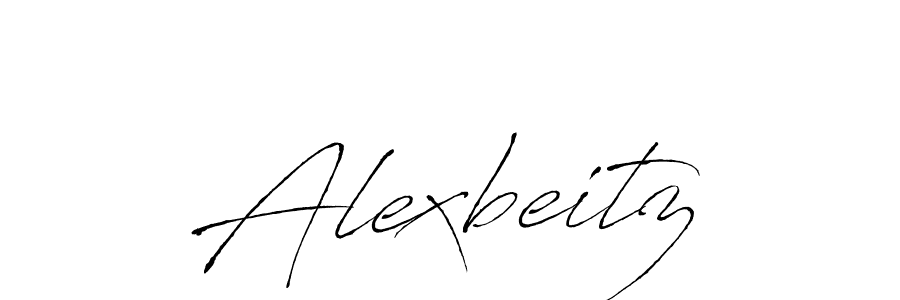 Use a signature maker to create a handwritten signature online. With this signature software, you can design (Antro_Vectra) your own signature for name Alexbeitz. Alexbeitz signature style 6 images and pictures png