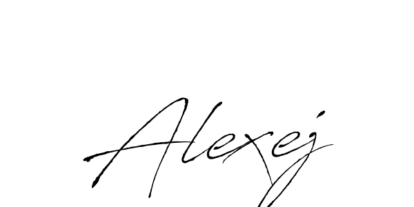 You should practise on your own different ways (Antro_Vectra) to write your name (Alexej) in signature. don't let someone else do it for you. Alexej signature style 6 images and pictures png