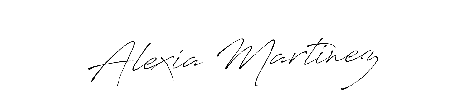 Alexia Martinez stylish signature style. Best Handwritten Sign (Antro_Vectra) for my name. Handwritten Signature Collection Ideas for my name Alexia Martinez. Alexia Martinez signature style 6 images and pictures png