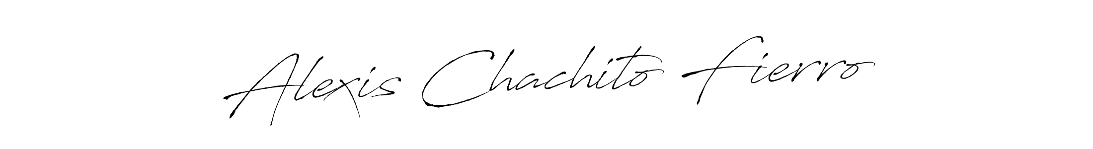 You can use this online signature creator to create a handwritten signature for the name Alexis Chachito Fierro. This is the best online autograph maker. Alexis Chachito Fierro signature style 6 images and pictures png