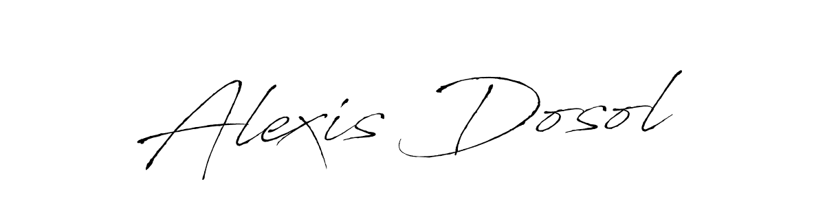 Also we have Alexis Dosol name is the best signature style. Create professional handwritten signature collection using Antro_Vectra autograph style. Alexis Dosol signature style 6 images and pictures png