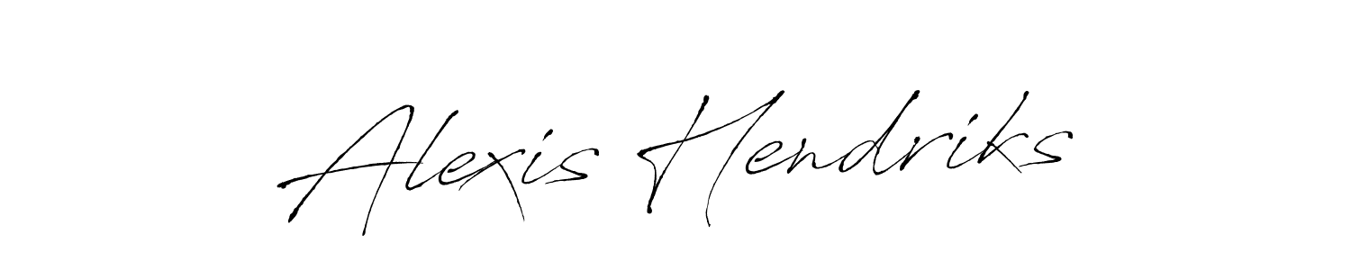 The best way (Antro_Vectra) to make a short signature is to pick only two or three words in your name. The name Alexis Hendriks include a total of six letters. For converting this name. Alexis Hendriks signature style 6 images and pictures png