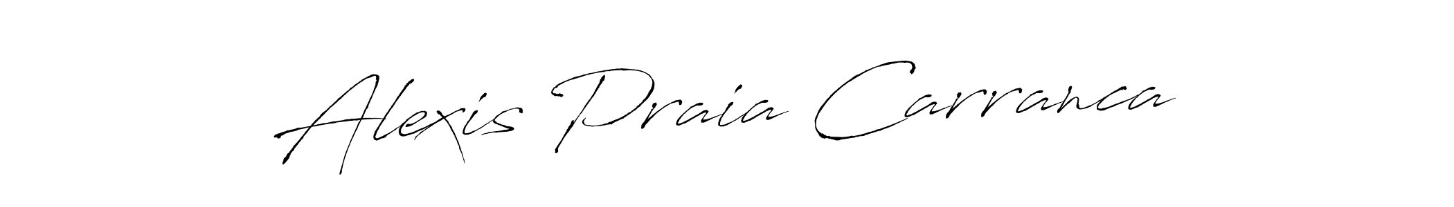 if you are searching for the best signature style for your name Alexis Praia Carranca. so please give up your signature search. here we have designed multiple signature styles  using Antro_Vectra. Alexis Praia Carranca signature style 6 images and pictures png