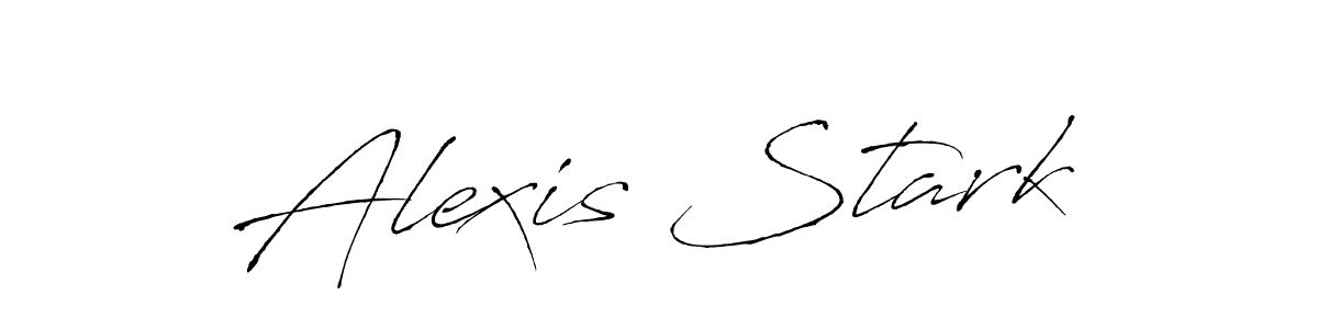 Design your own signature with our free online signature maker. With this signature software, you can create a handwritten (Antro_Vectra) signature for name Alexis Stark. Alexis Stark signature style 6 images and pictures png