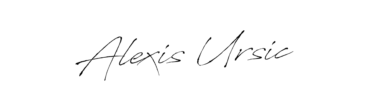 It looks lik you need a new signature style for name Alexis Ursic. Design unique handwritten (Antro_Vectra) signature with our free signature maker in just a few clicks. Alexis Ursic signature style 6 images and pictures png