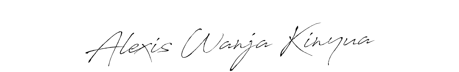 You can use this online signature creator to create a handwritten signature for the name Alexis Wanja Kinyua. This is the best online autograph maker. Alexis Wanja Kinyua signature style 6 images and pictures png