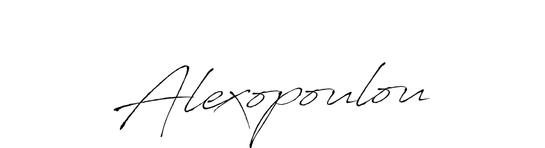 How to Draw Alexopoulou signature style? Antro_Vectra is a latest design signature styles for name Alexopoulou. Alexopoulou signature style 6 images and pictures png