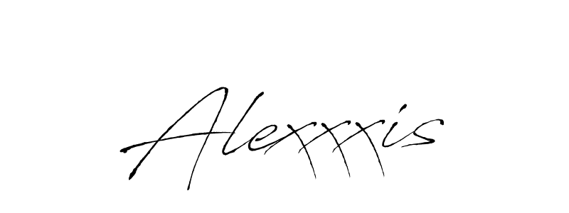 Design your own signature with our free online signature maker. With this signature software, you can create a handwritten (Antro_Vectra) signature for name Alexxxis. Alexxxis signature style 6 images and pictures png