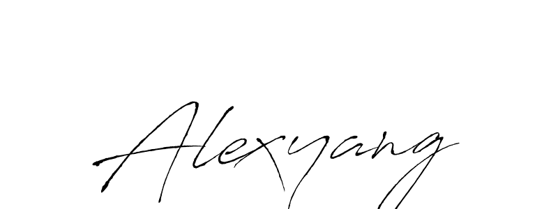 How to make Alexyang name signature. Use Antro_Vectra style for creating short signs online. This is the latest handwritten sign. Alexyang signature style 6 images and pictures png