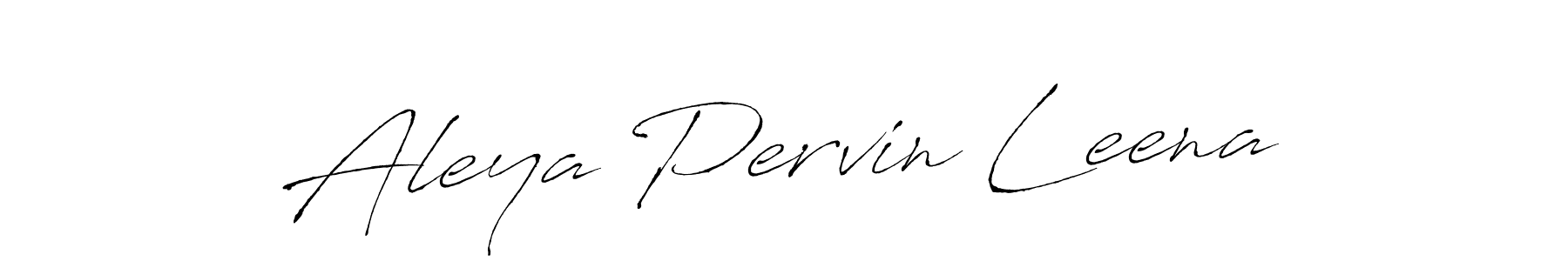 Use a signature maker to create a handwritten signature online. With this signature software, you can design (Antro_Vectra) your own signature for name Aleya Pervin Leena. Aleya Pervin Leena signature style 6 images and pictures png