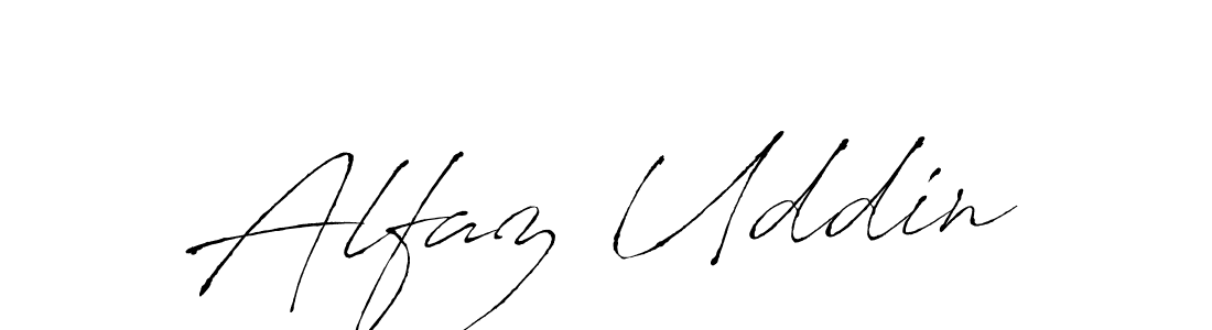 Design your own signature with our free online signature maker. With this signature software, you can create a handwritten (Antro_Vectra) signature for name Alfaz Uddin. Alfaz Uddin signature style 6 images and pictures png