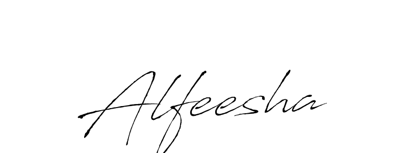 Alfeesha stylish signature style. Best Handwritten Sign (Antro_Vectra) for my name. Handwritten Signature Collection Ideas for my name Alfeesha. Alfeesha signature style 6 images and pictures png