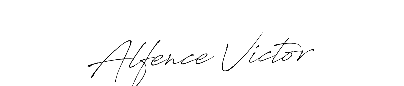 You should practise on your own different ways (Antro_Vectra) to write your name (Alfence Victor) in signature. don't let someone else do it for you. Alfence Victor signature style 6 images and pictures png