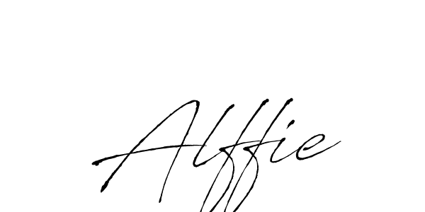 Create a beautiful signature design for name Alffie. With this signature (Antro_Vectra) fonts, you can make a handwritten signature for free. Alffie signature style 6 images and pictures png
