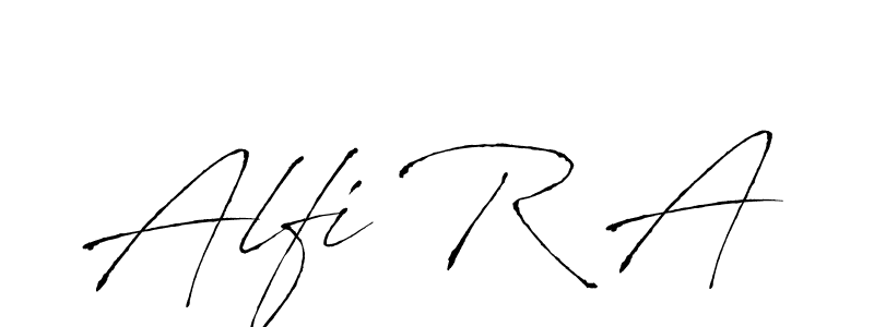 It looks lik you need a new signature style for name Alfi R A. Design unique handwritten (Antro_Vectra) signature with our free signature maker in just a few clicks. Alfi R A signature style 6 images and pictures png