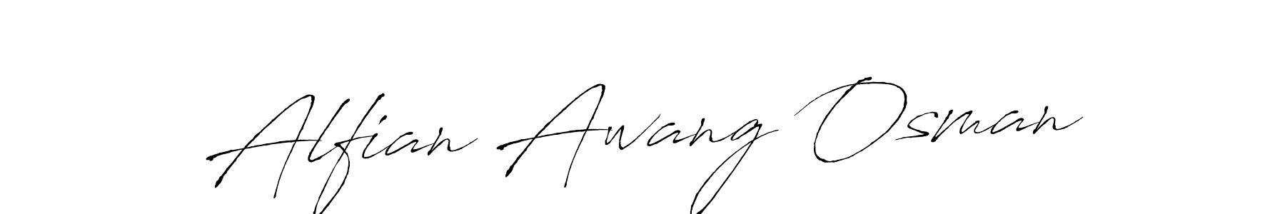 Once you've used our free online signature maker to create your best signature Antro_Vectra style, it's time to enjoy all of the benefits that Alfian Awang Osman name signing documents. Alfian Awang Osman signature style 6 images and pictures png