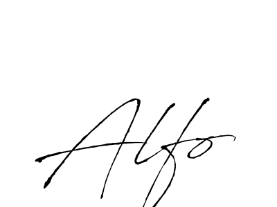 How to make Alfo name signature. Use Antro_Vectra style for creating short signs online. This is the latest handwritten sign. Alfo signature style 6 images and pictures png