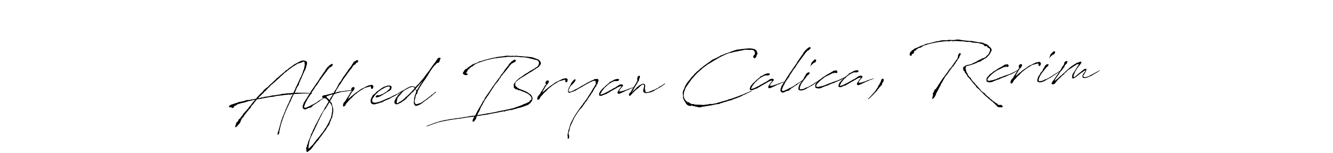 Create a beautiful signature design for name Alfred Bryan Calica, Rcrim. With this signature (Antro_Vectra) fonts, you can make a handwritten signature for free. Alfred Bryan Calica, Rcrim signature style 6 images and pictures png