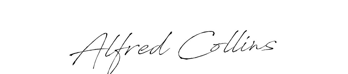 How to make Alfred Collins name signature. Use Antro_Vectra style for creating short signs online. This is the latest handwritten sign. Alfred Collins signature style 6 images and pictures png