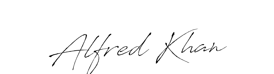 Create a beautiful signature design for name Alfred Khan. With this signature (Antro_Vectra) fonts, you can make a handwritten signature for free. Alfred Khan signature style 6 images and pictures png