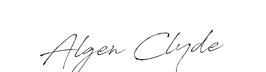 See photos of Algen Clyde official signature by Spectra . Check more albums & portfolios. Read reviews & check more about Antro_Vectra font. Algen Clyde signature style 6 images and pictures png