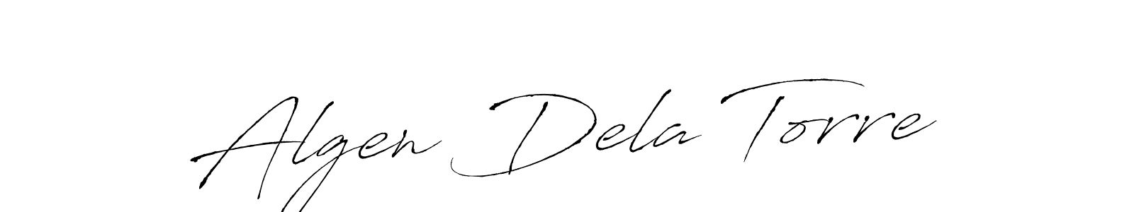 It looks lik you need a new signature style for name Algen Dela Torre. Design unique handwritten (Antro_Vectra) signature with our free signature maker in just a few clicks. Algen Dela Torre signature style 6 images and pictures png