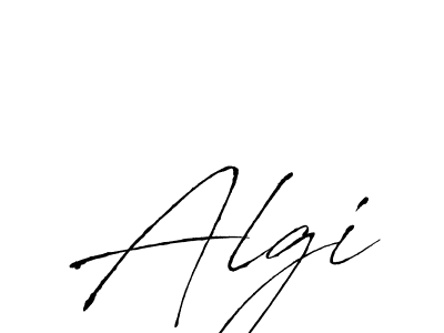 How to make Algi signature? Antro_Vectra is a professional autograph style. Create handwritten signature for Algi name. Algi signature style 6 images and pictures png