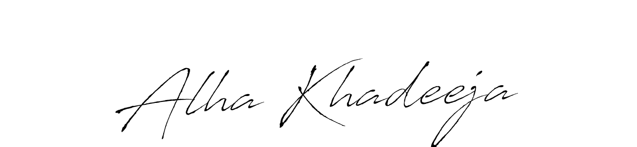 Make a beautiful signature design for name Alha Khadeeja. Use this online signature maker to create a handwritten signature for free. Alha Khadeeja signature style 6 images and pictures png