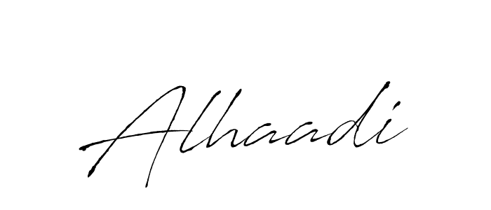 Also we have Alhaadi name is the best signature style. Create professional handwritten signature collection using Antro_Vectra autograph style. Alhaadi signature style 6 images and pictures png