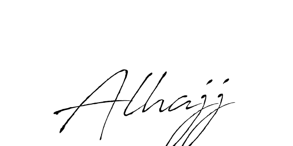 Alhajj stylish signature style. Best Handwritten Sign (Antro_Vectra) for my name. Handwritten Signature Collection Ideas for my name Alhajj. Alhajj signature style 6 images and pictures png