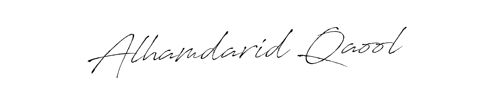 You can use this online signature creator to create a handwritten signature for the name Alhamdarid Qaool. This is the best online autograph maker. Alhamdarid Qaool signature style 6 images and pictures png