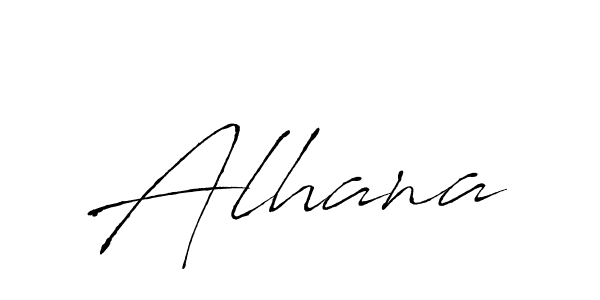 How to Draw Alhana signature style? Antro_Vectra is a latest design signature styles for name Alhana. Alhana signature style 6 images and pictures png