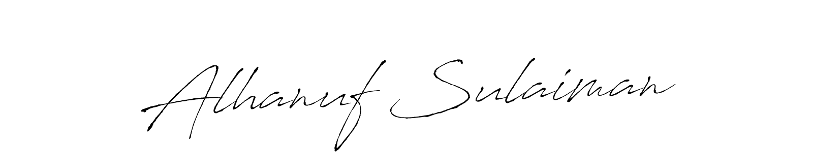 Check out images of Autograph of Alhanuf Sulaiman name. Actor Alhanuf Sulaiman Signature Style. Antro_Vectra is a professional sign style online. Alhanuf Sulaiman signature style 6 images and pictures png