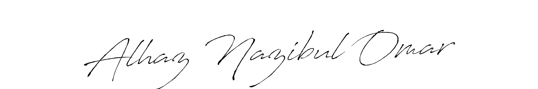 Use a signature maker to create a handwritten signature online. With this signature software, you can design (Antro_Vectra) your own signature for name Alhaz Nazibul Omar. Alhaz Nazibul Omar signature style 6 images and pictures png