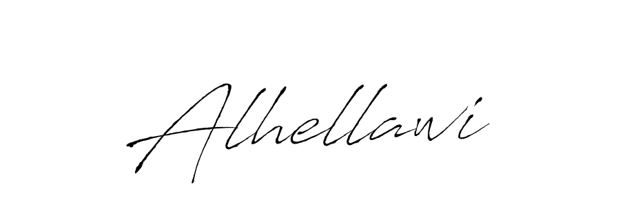 Antro_Vectra is a professional signature style that is perfect for those who want to add a touch of class to their signature. It is also a great choice for those who want to make their signature more unique. Get Alhellawi name to fancy signature for free. Alhellawi signature style 6 images and pictures png