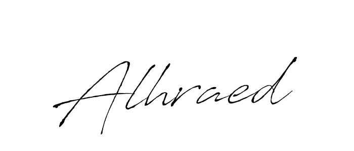 Also You can easily find your signature by using the search form. We will create Alhraed name handwritten signature images for you free of cost using Antro_Vectra sign style. Alhraed signature style 6 images and pictures png
