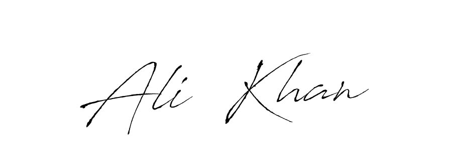 Ali  Khan stylish signature style. Best Handwritten Sign (Antro_Vectra) for my name. Handwritten Signature Collection Ideas for my name Ali  Khan. Ali  Khan signature style 6 images and pictures png