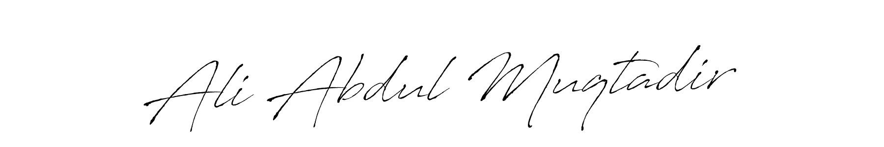 The best way (Antro_Vectra) to make a short signature is to pick only two or three words in your name. The name Ali Abdul Muqtadir include a total of six letters. For converting this name. Ali Abdul Muqtadir signature style 6 images and pictures png