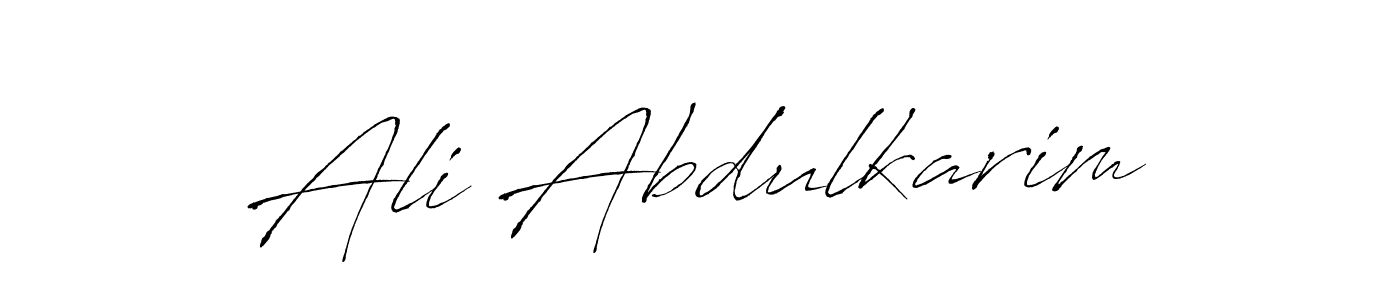 Antro_Vectra is a professional signature style that is perfect for those who want to add a touch of class to their signature. It is also a great choice for those who want to make their signature more unique. Get Ali Abdulkarim name to fancy signature for free. Ali Abdulkarim signature style 6 images and pictures png