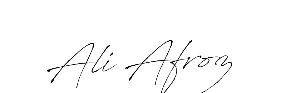 How to make Ali Afroz name signature. Use Antro_Vectra style for creating short signs online. This is the latest handwritten sign. Ali Afroz signature style 6 images and pictures png