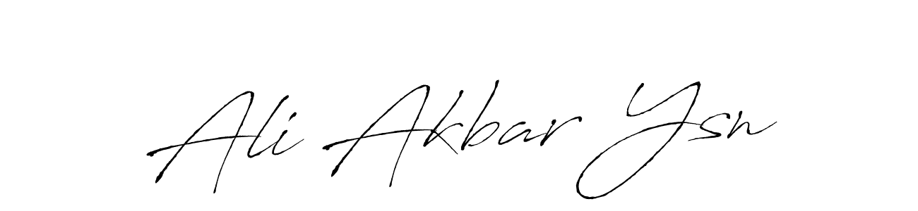 The best way (Antro_Vectra) to make a short signature is to pick only two or three words in your name. The name Ali Akbar Ysn include a total of six letters. For converting this name. Ali Akbar Ysn signature style 6 images and pictures png