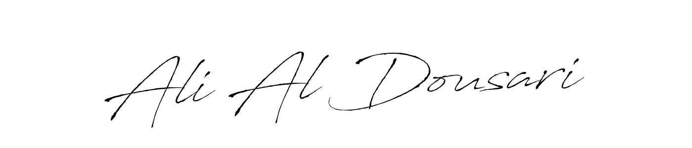 Ali Al Dousari stylish signature style. Best Handwritten Sign (Antro_Vectra) for my name. Handwritten Signature Collection Ideas for my name Ali Al Dousari. Ali Al Dousari signature style 6 images and pictures png