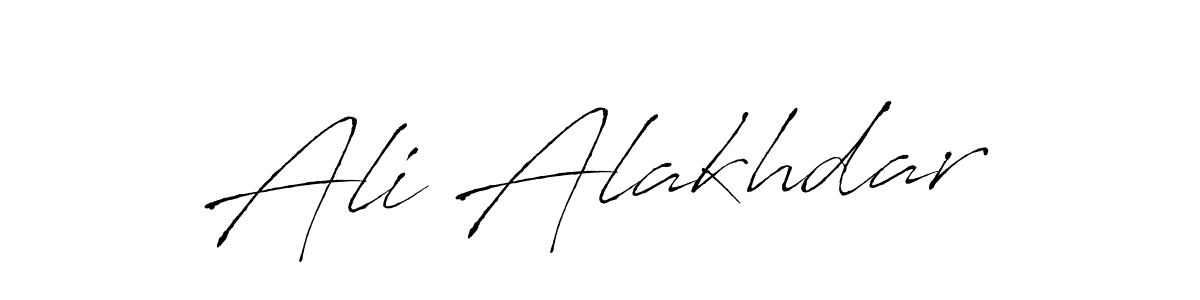 Design your own signature with our free online signature maker. With this signature software, you can create a handwritten (Antro_Vectra) signature for name Ali Alakhdar. Ali Alakhdar signature style 6 images and pictures png