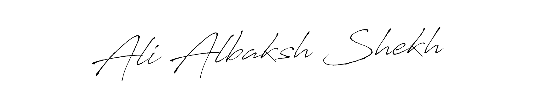 Make a beautiful signature design for name Ali Albaksh Shekh. Use this online signature maker to create a handwritten signature for free. Ali Albaksh Shekh signature style 6 images and pictures png