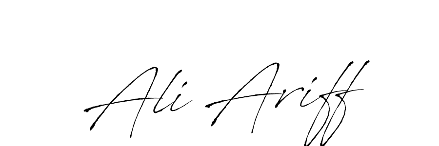 if you are searching for the best signature style for your name Ali Ariff. so please give up your signature search. here we have designed multiple signature styles  using Antro_Vectra. Ali Ariff signature style 6 images and pictures png