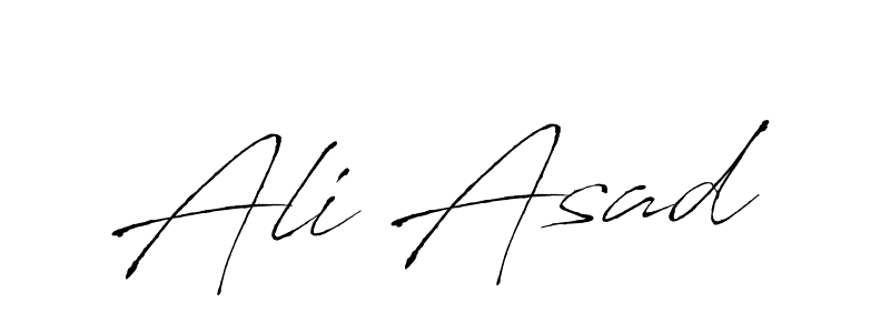 Create a beautiful signature design for name Ali Asad. With this signature (Antro_Vectra) fonts, you can make a handwritten signature for free. Ali Asad signature style 6 images and pictures png