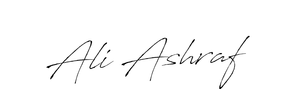 How to make Ali Ashraf signature? Antro_Vectra is a professional autograph style. Create handwritten signature for Ali Ashraf name. Ali Ashraf signature style 6 images and pictures png